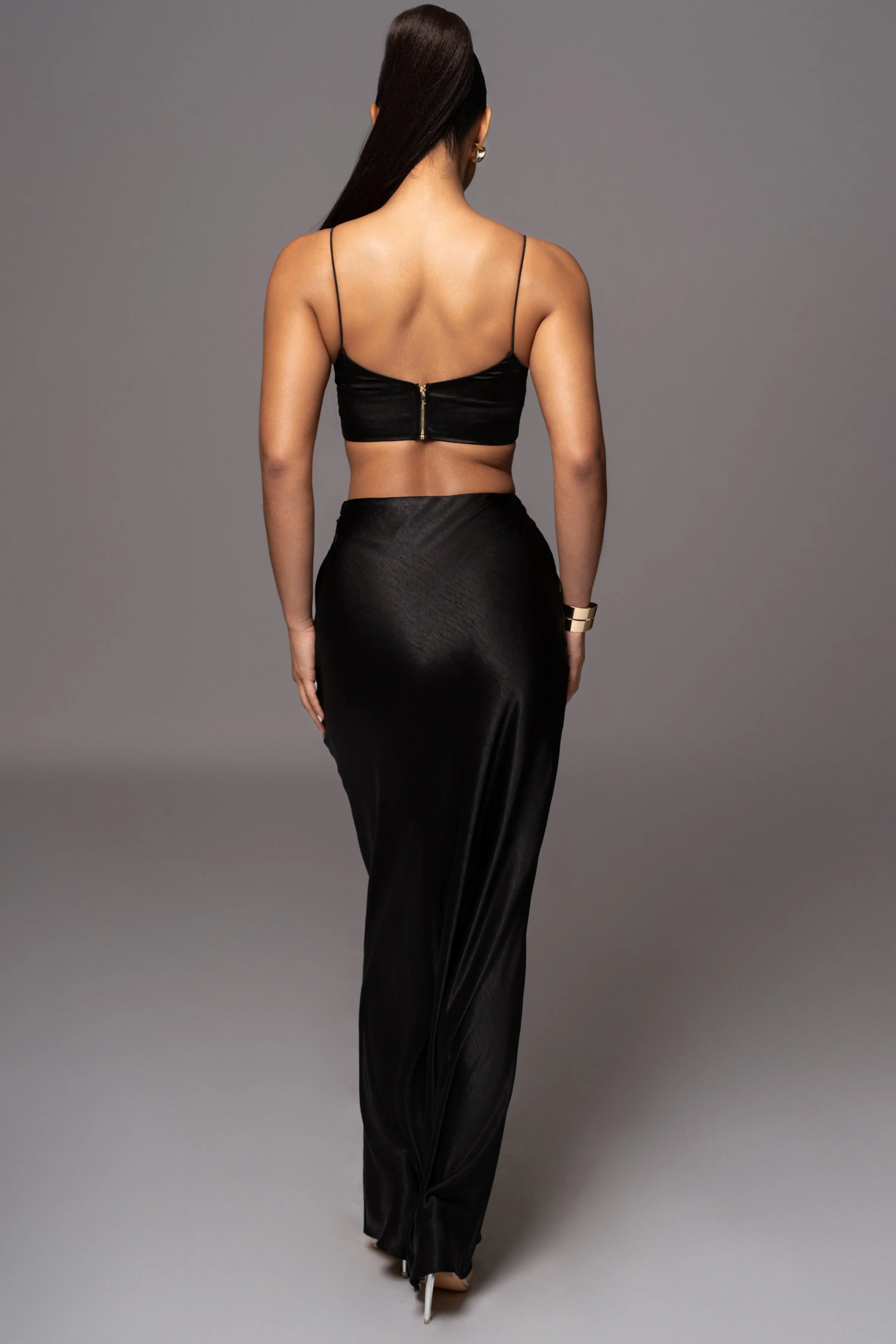 Black Isella 2-Piece Skirt Set