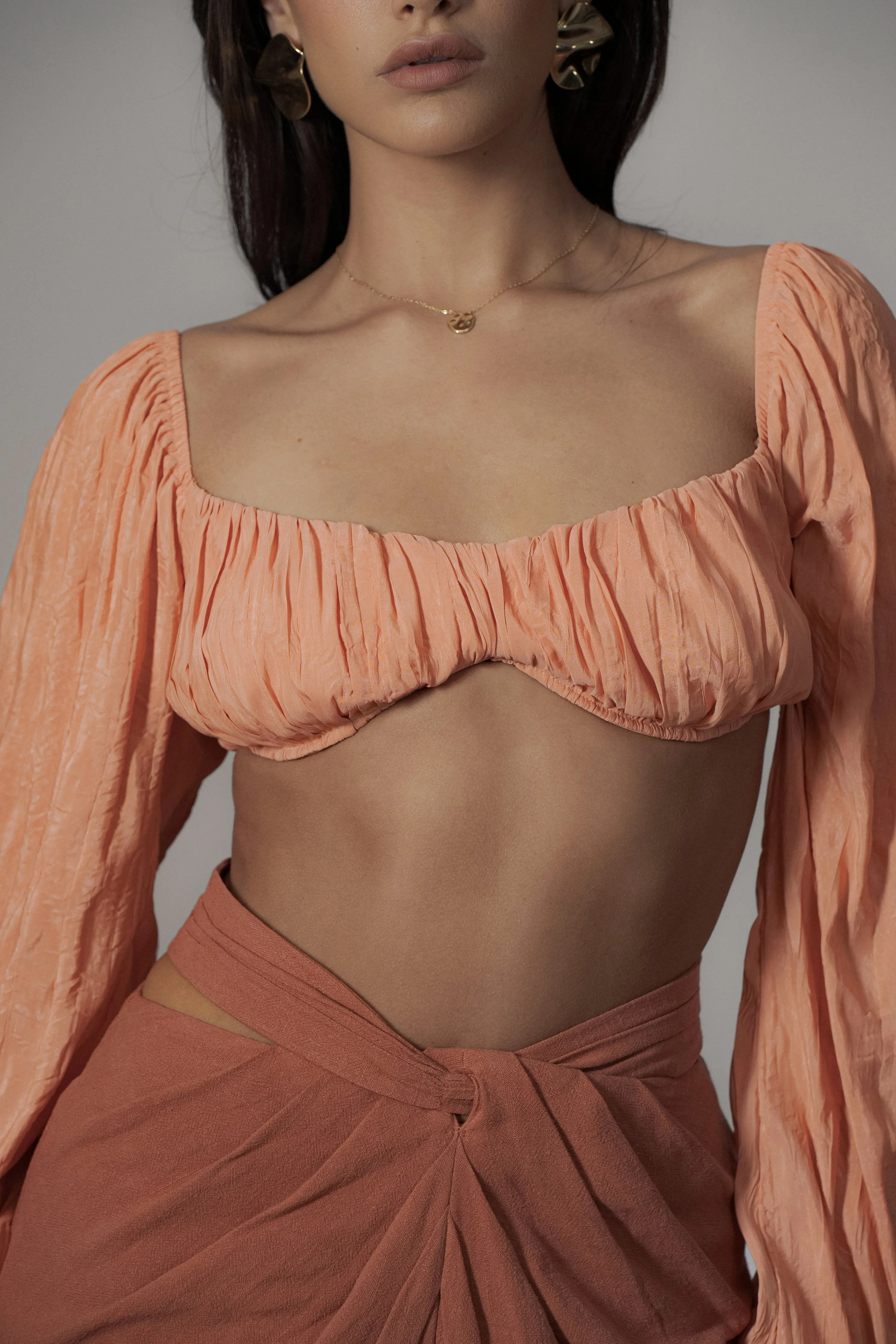 Coral Carey Long Sleeve Top