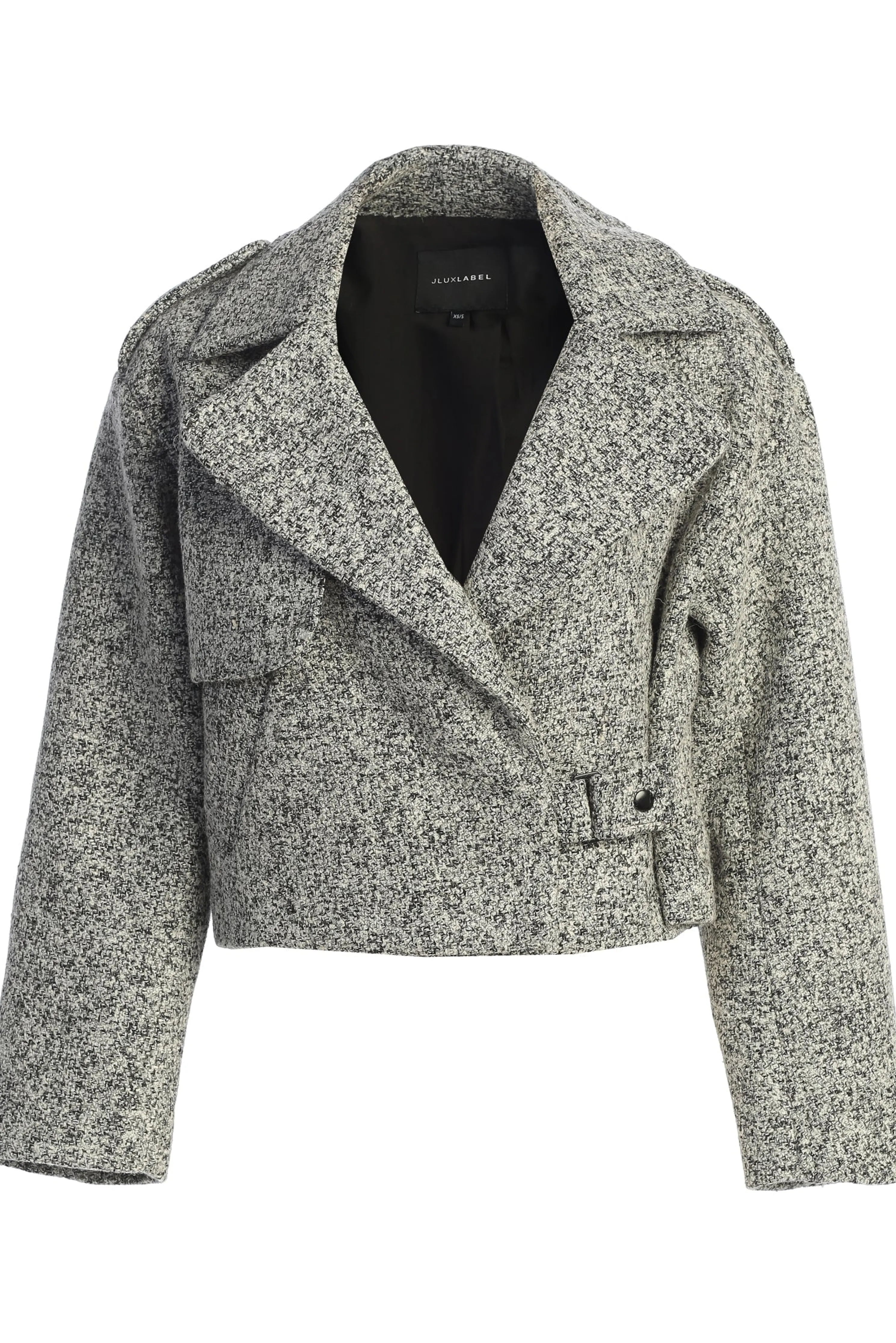 Lt. Grey Zoe Tweed Jacket