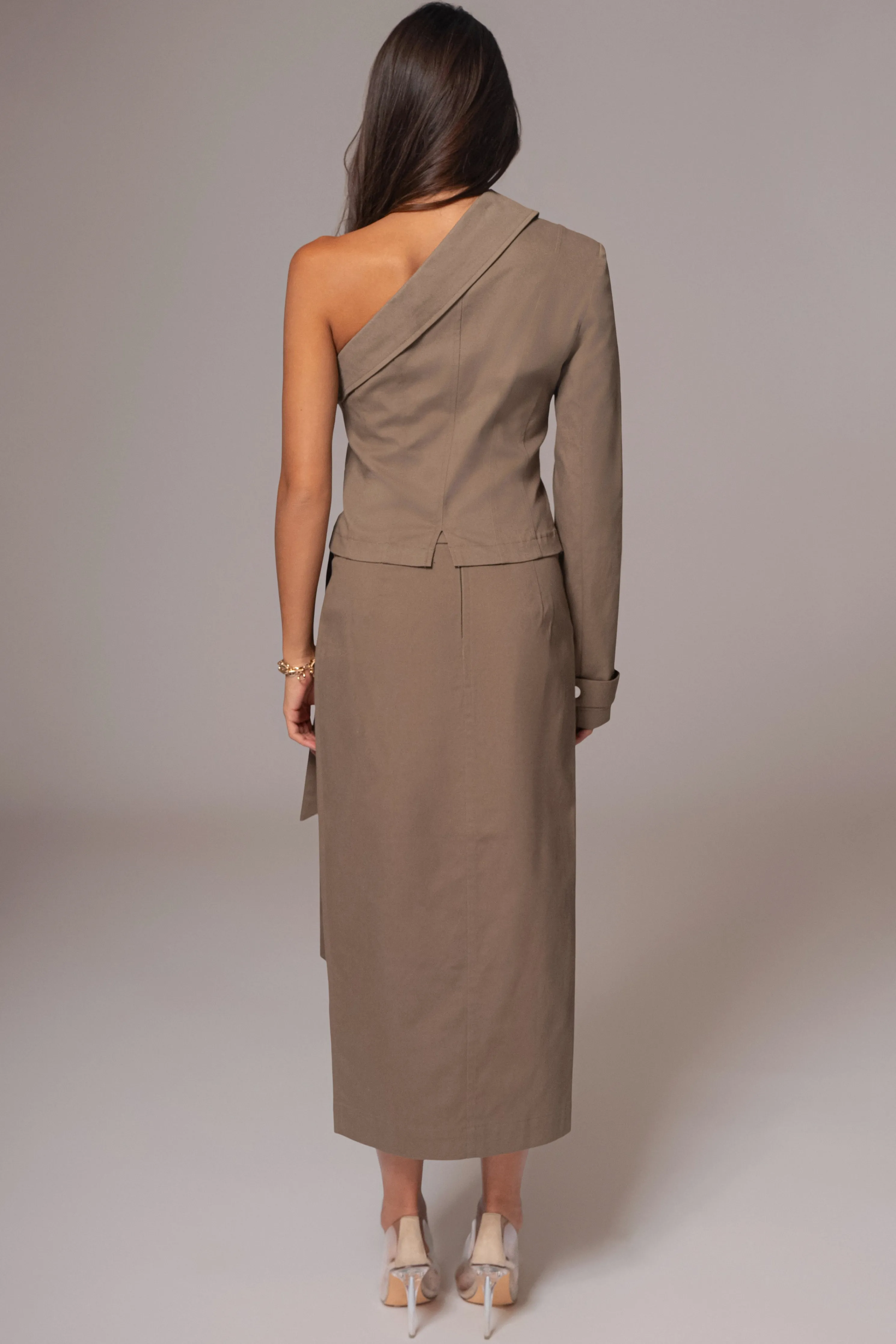 Olive Amal One Shoulder Top