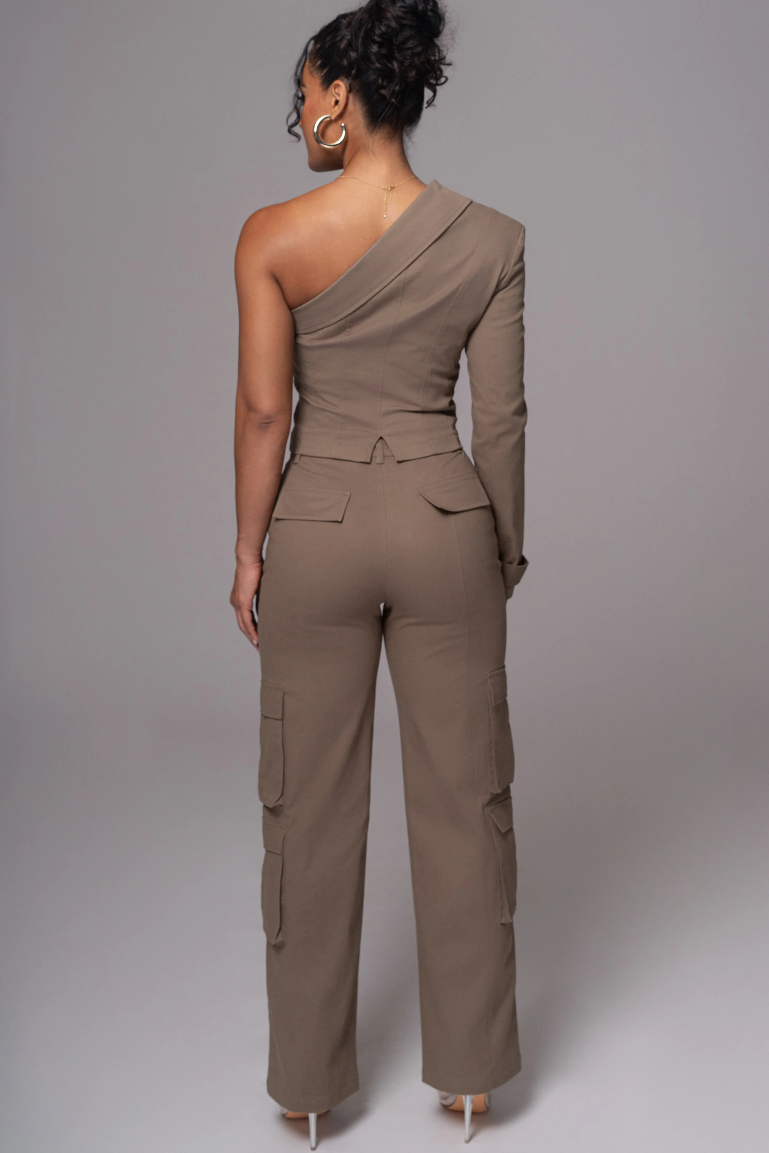 Olive Amal One Shoulder Top