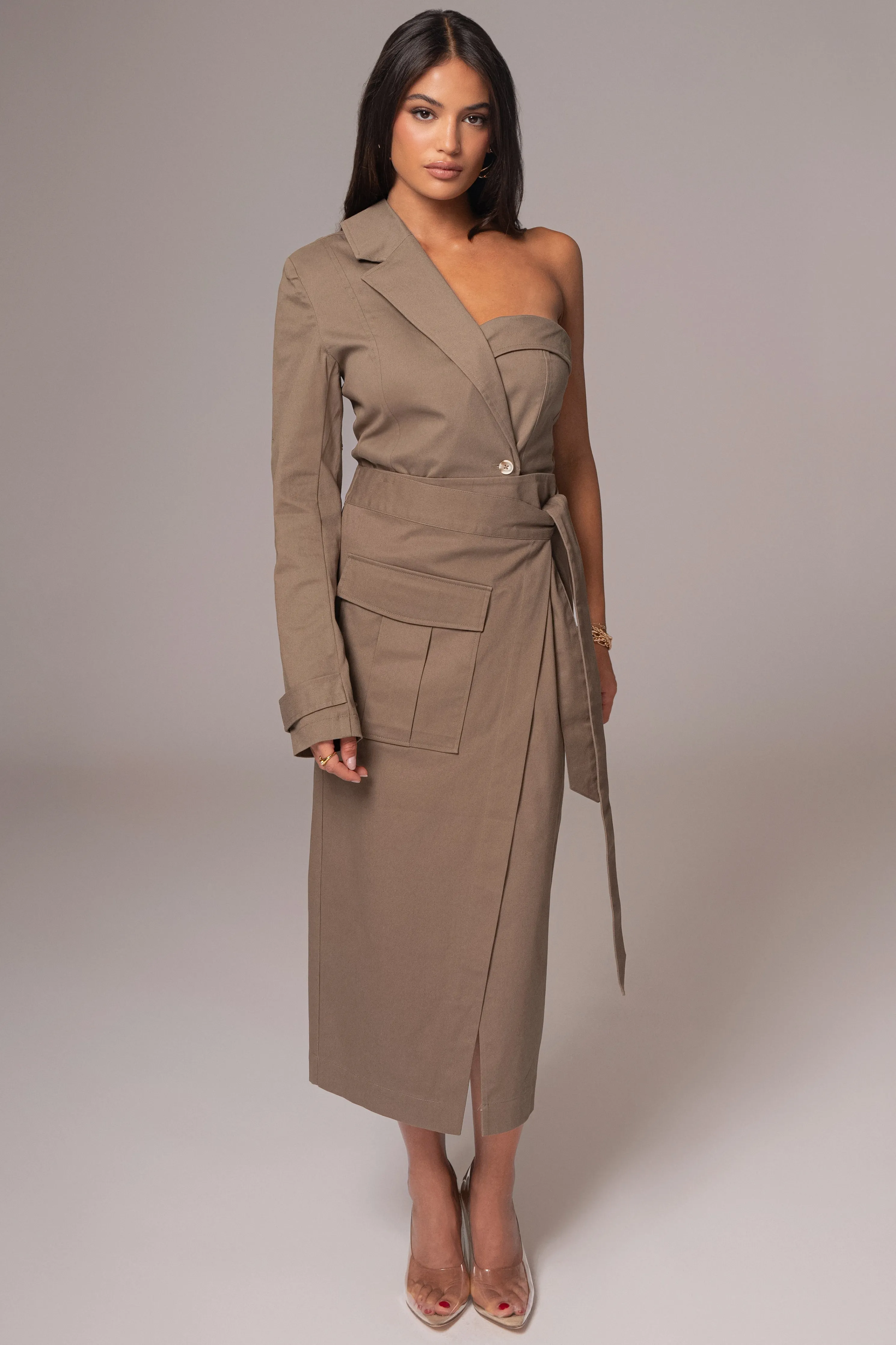 Olive Amal One Shoulder Top