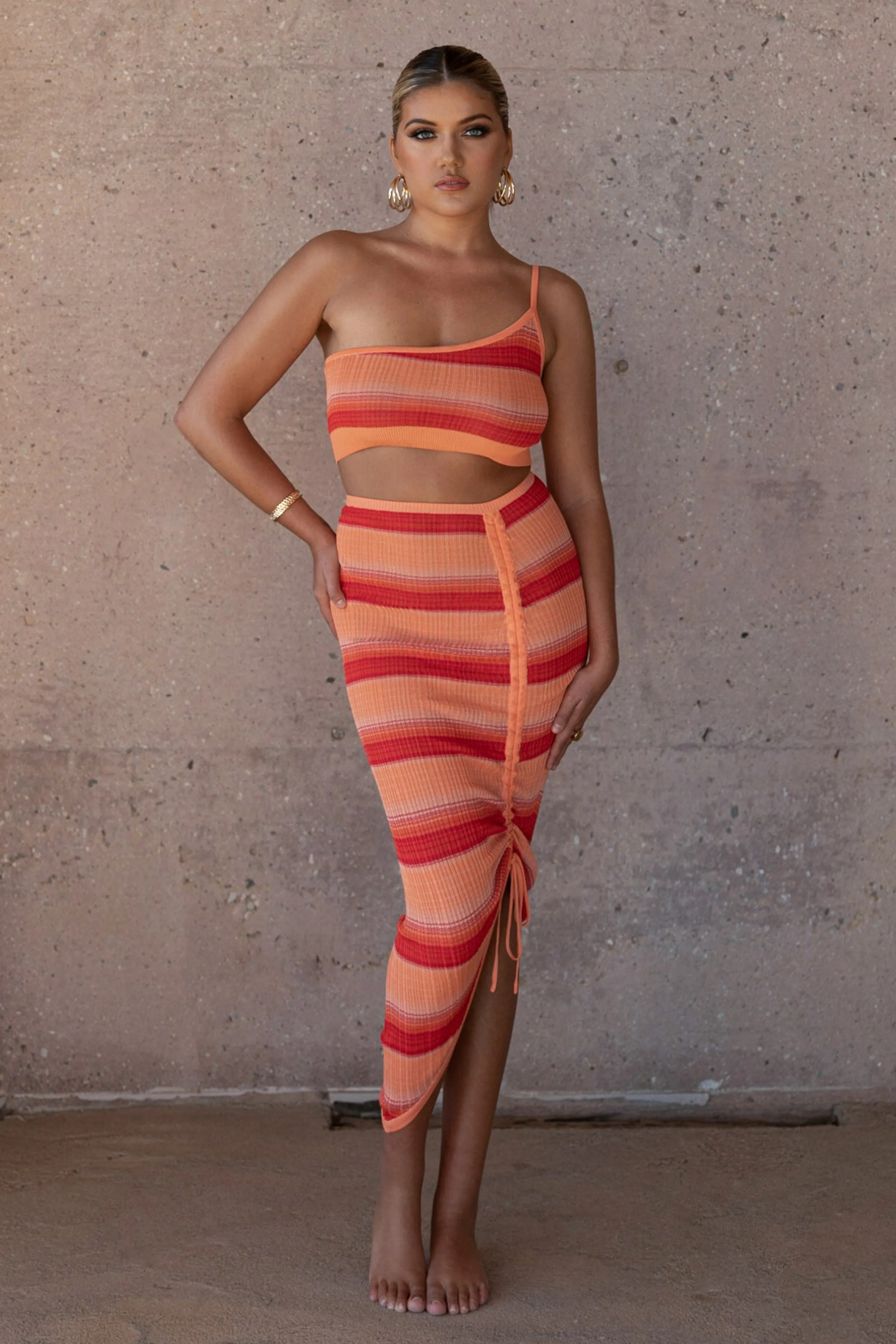 Red Good Times Crop Top