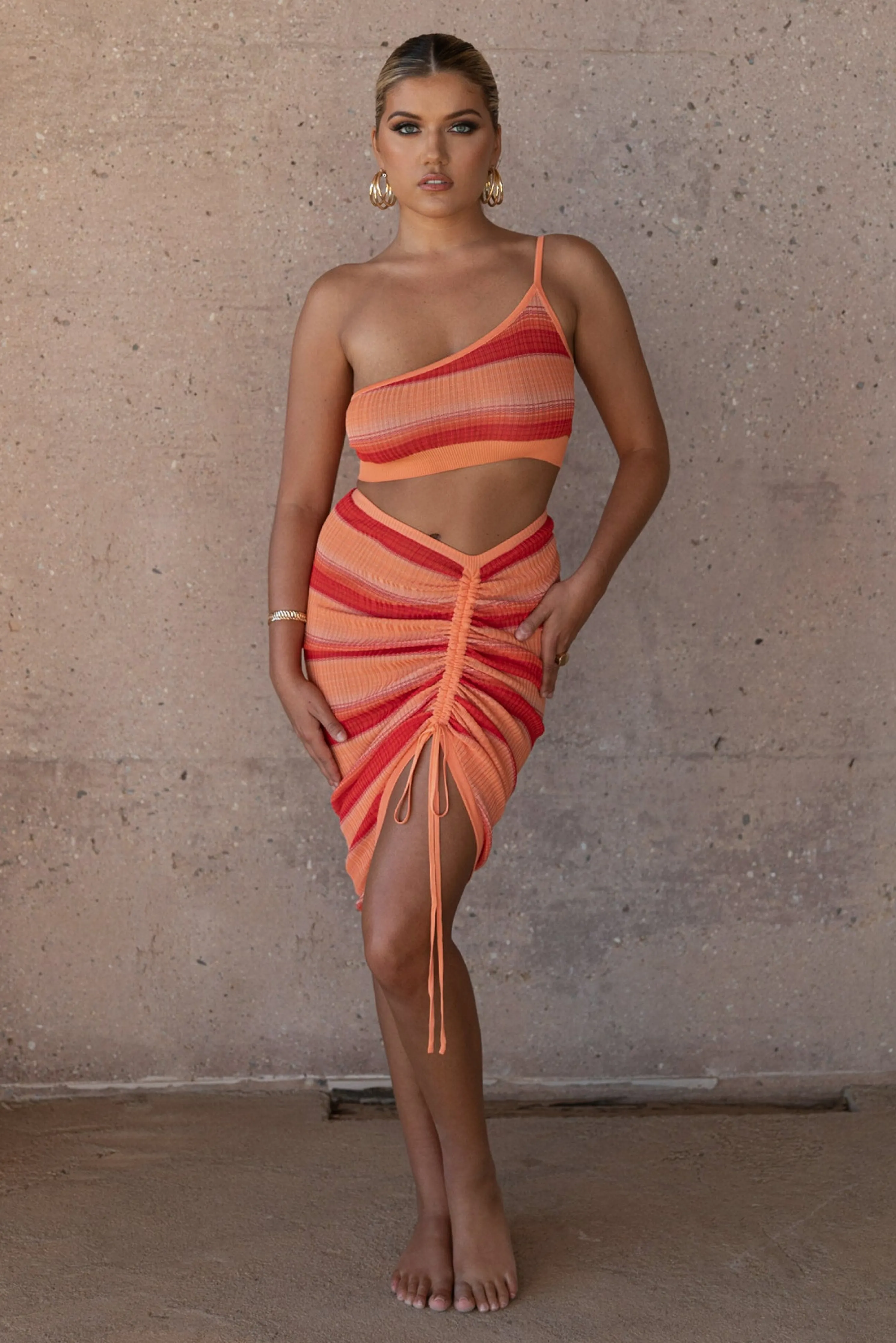 Red Good Times Crop Top