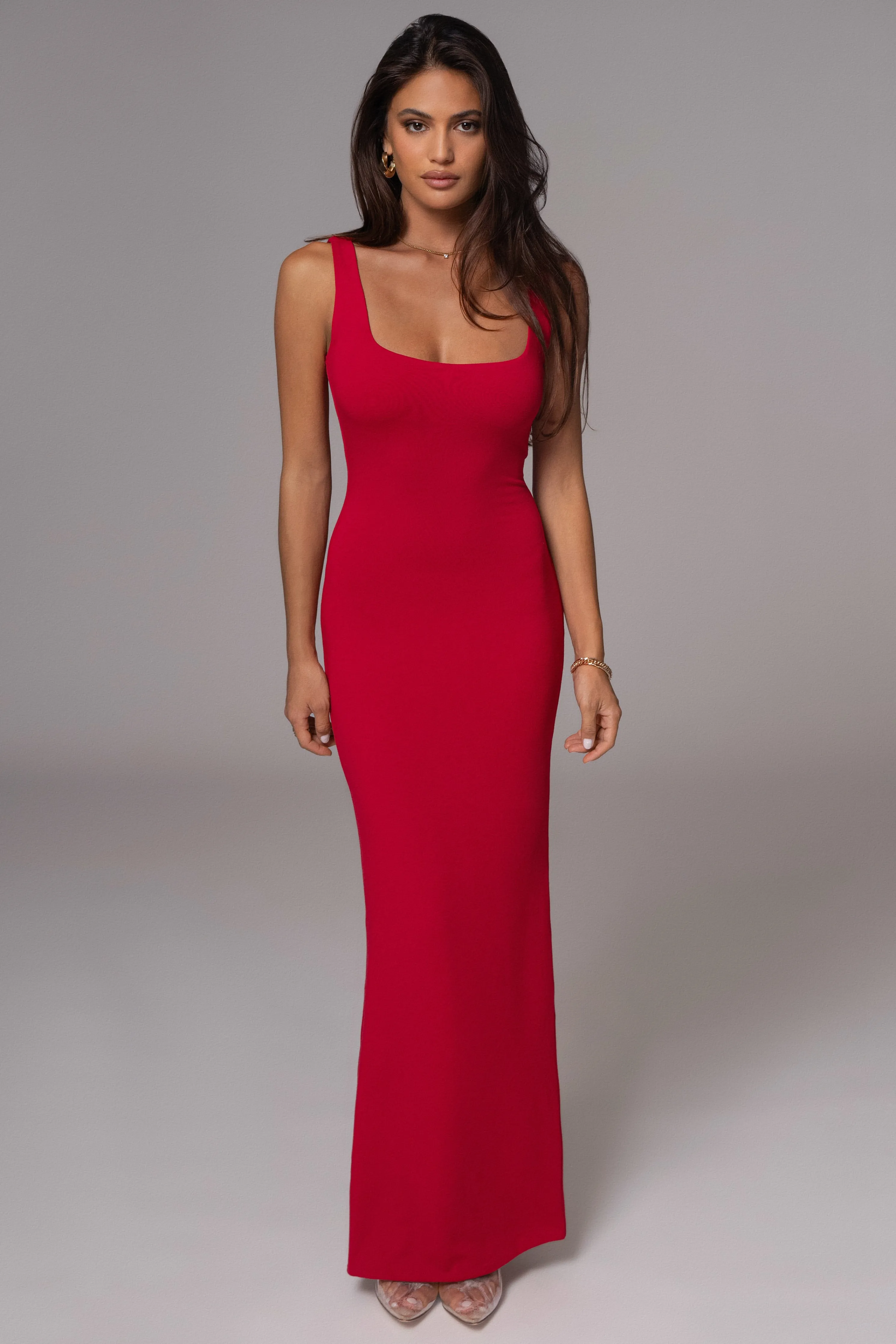 Red/Orange Keidi Reversible Maxi Dress