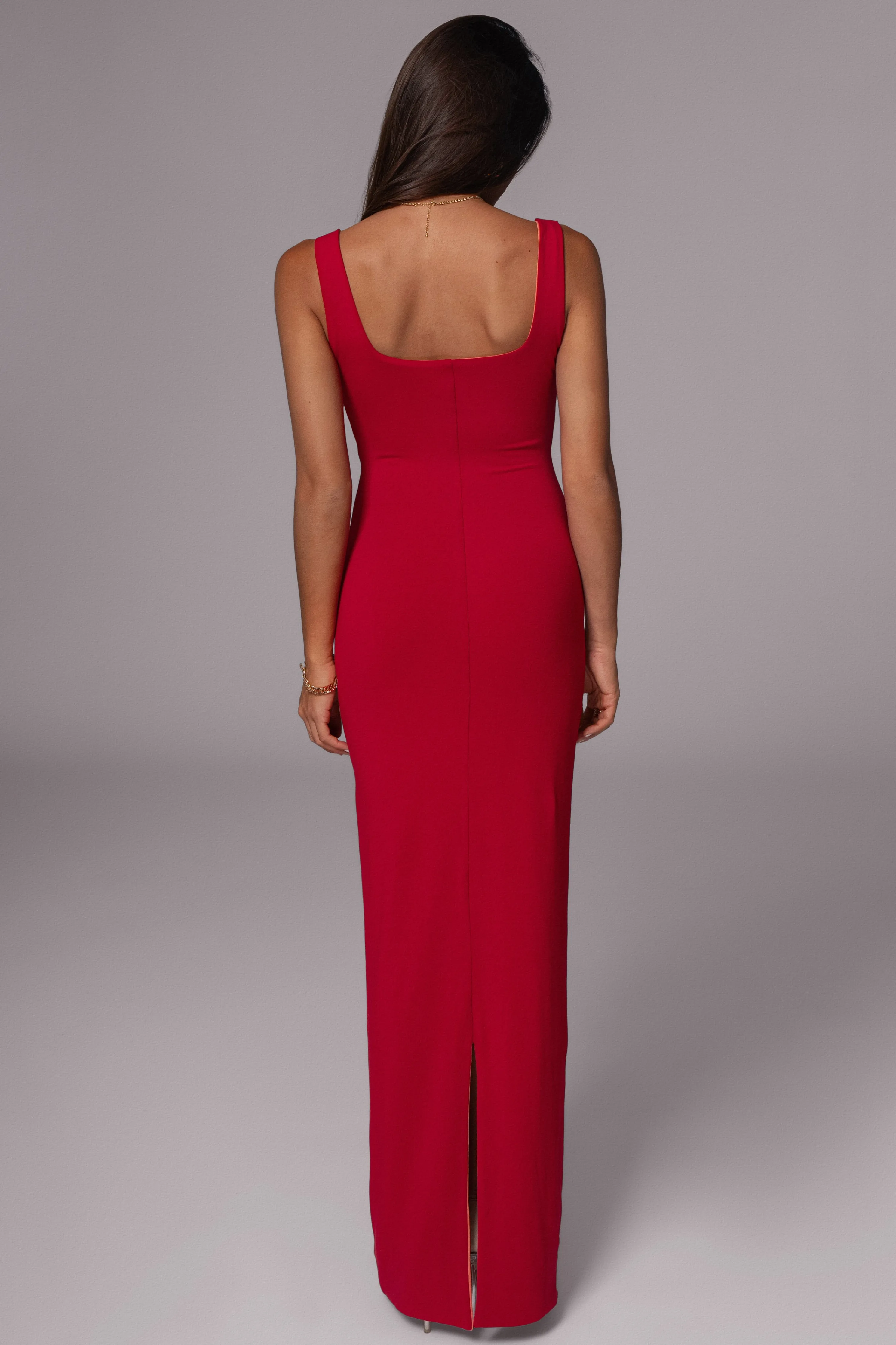 Red/Orange Keidi Reversible Maxi Dress