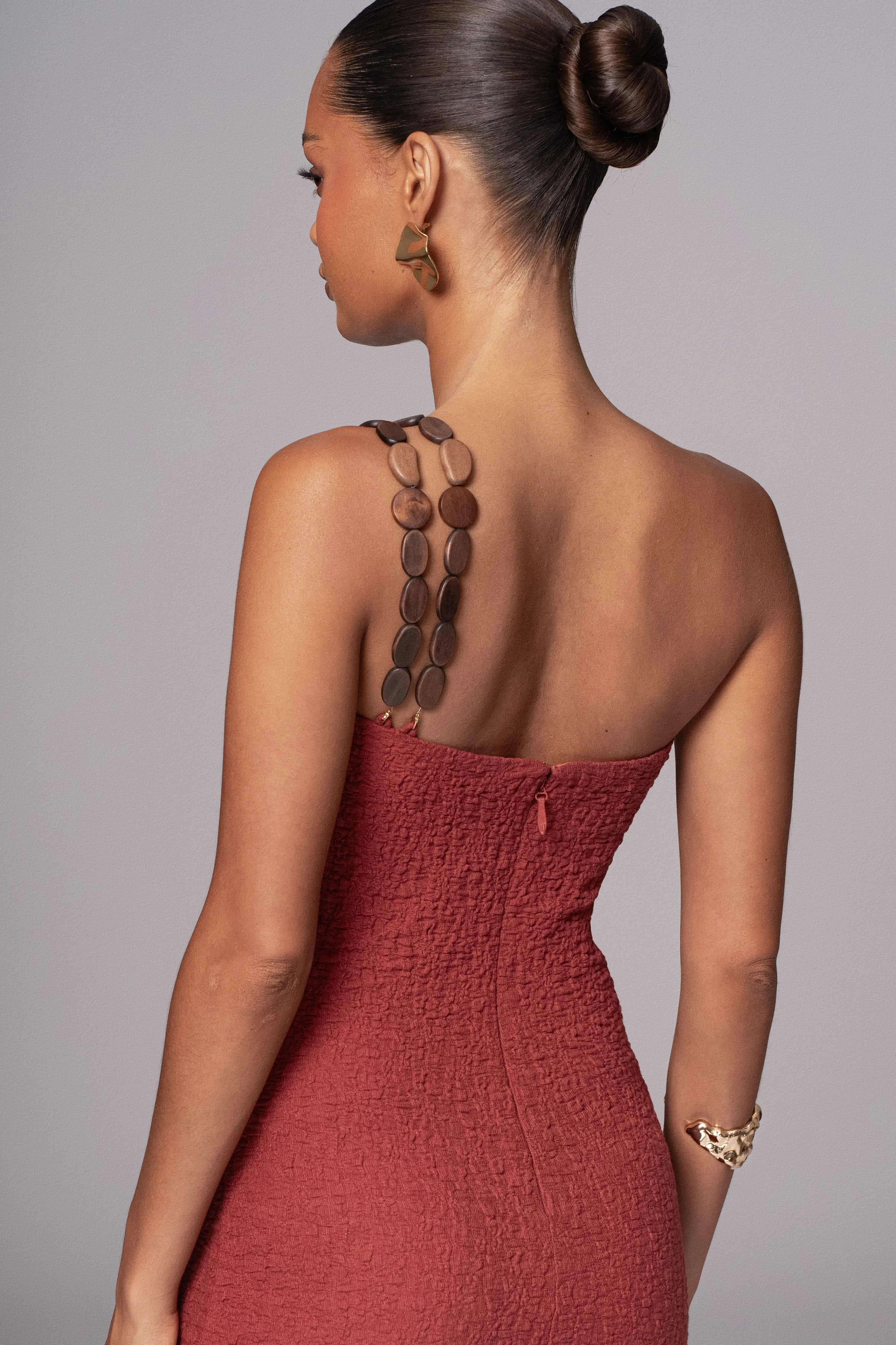 Terra Cotta Summer In Capri Dress