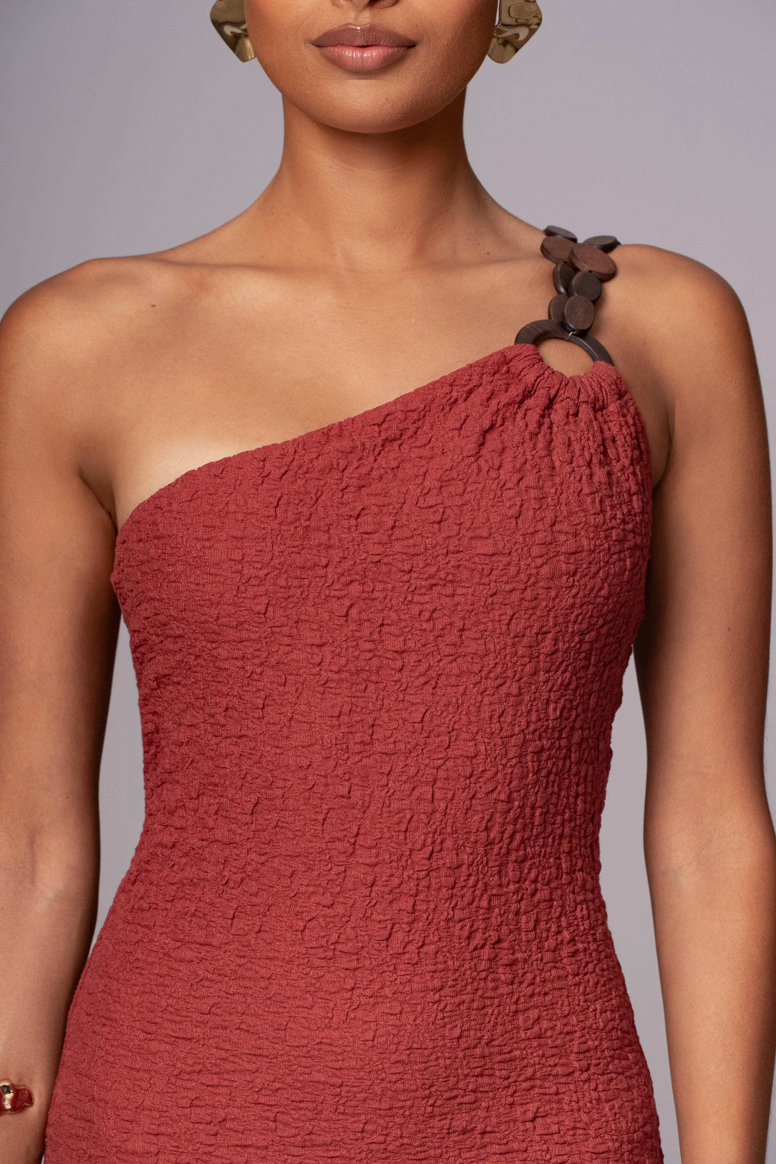 Terra Cotta Summer In Capri Dress