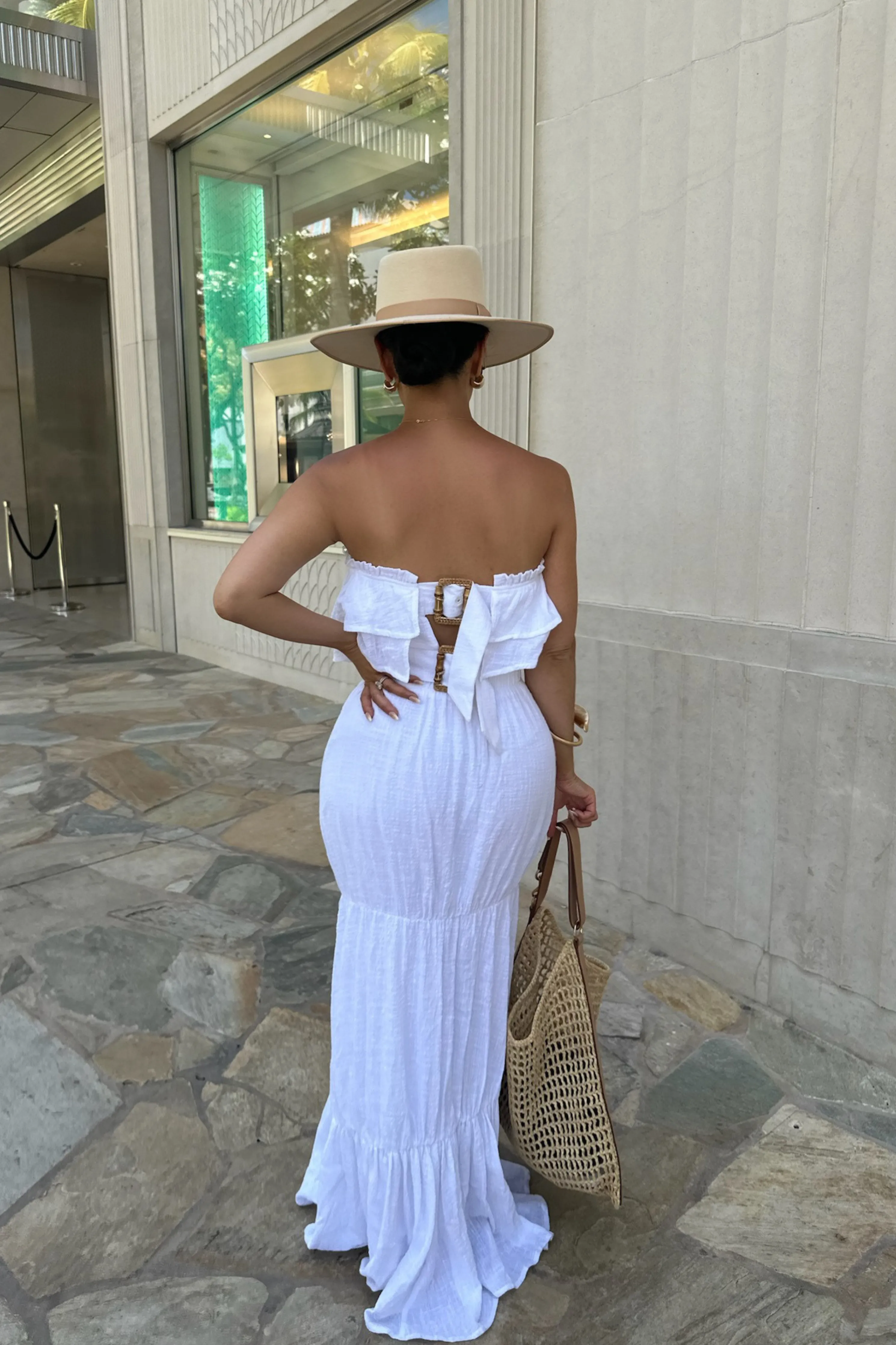 White By The Sea Skirt Set